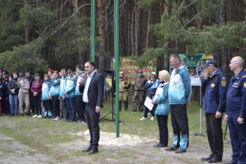 Участие в областном финале соревнований Орленок